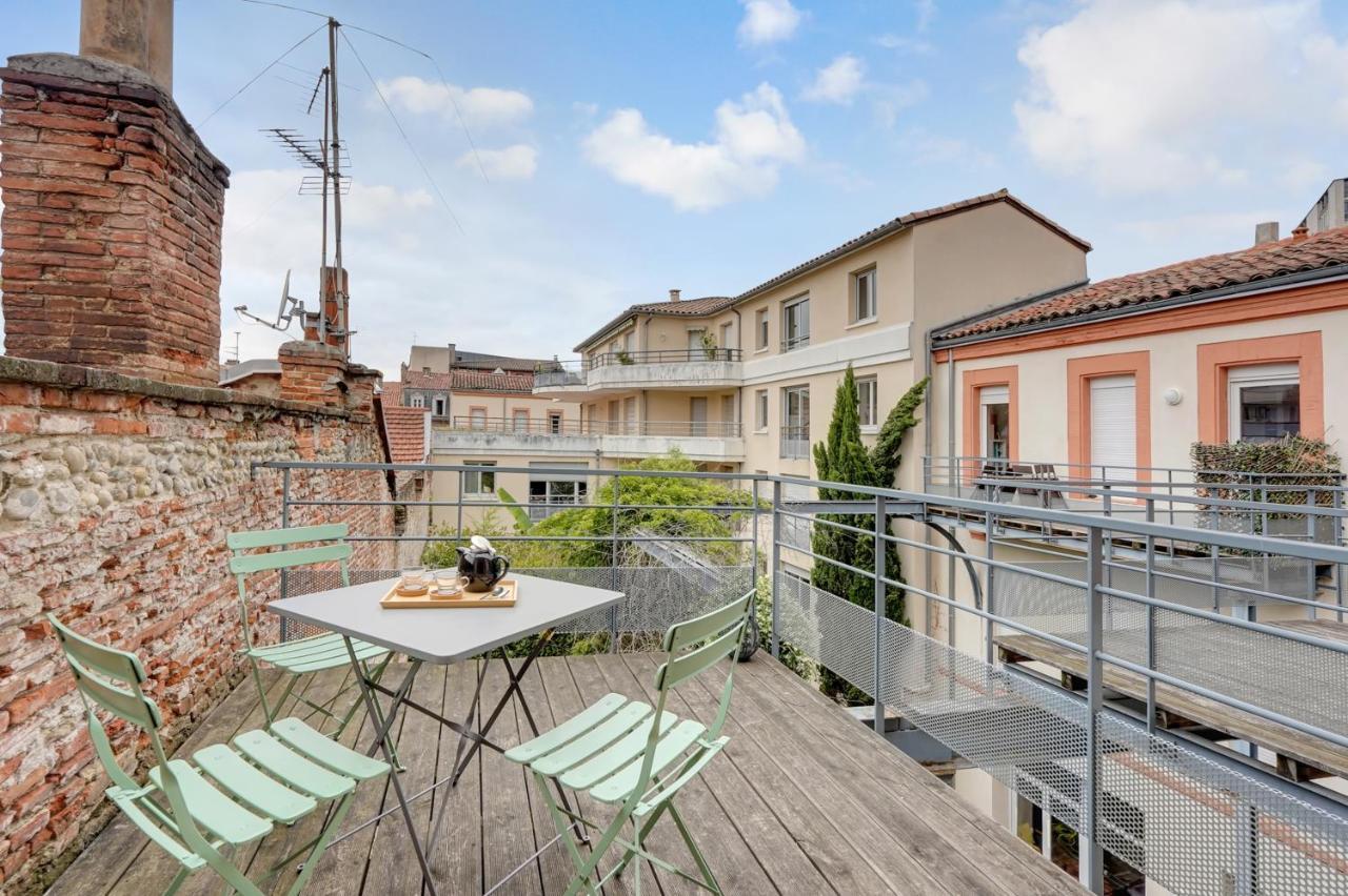 Terrasse Riquet - En Plein Coeur De Toulouse Apartman Kültér fotó